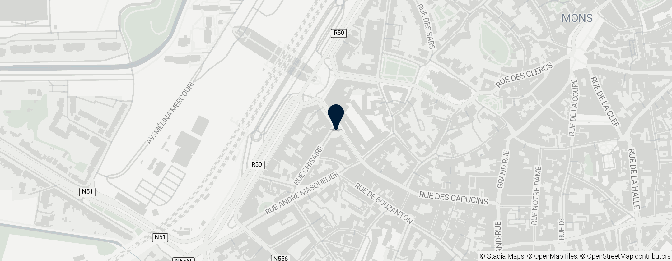 Map of Jean-Charles Houzeau