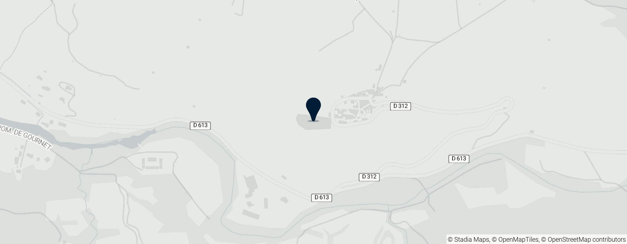 Map of Château de Coustaussa