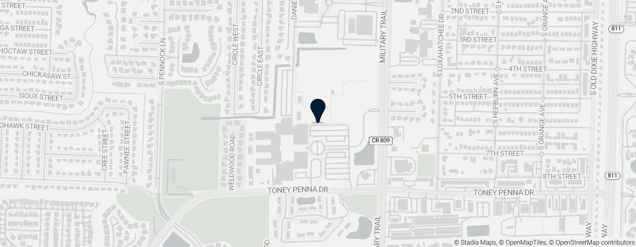 Map of Jupiter Community High School