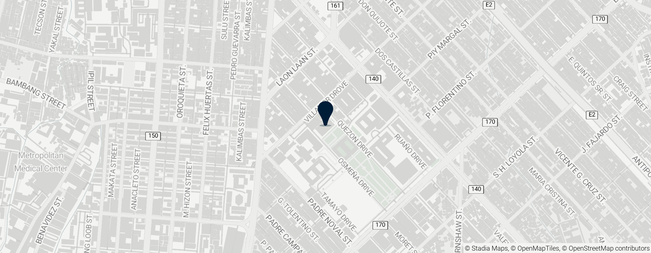 Map of UST Main Library