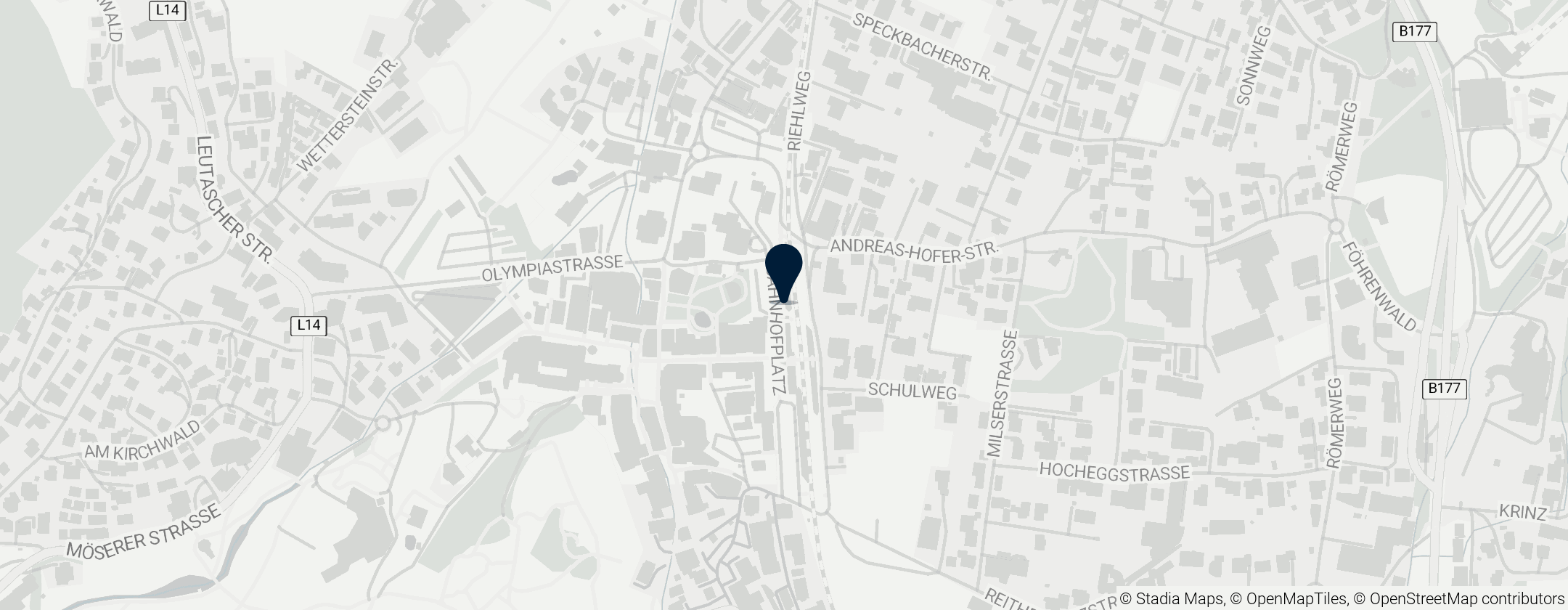 Map of Seefeld in Tirol