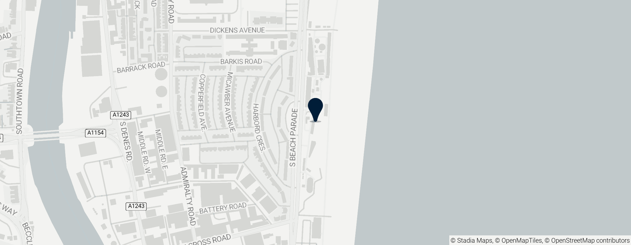 Map of Pleasure Beach