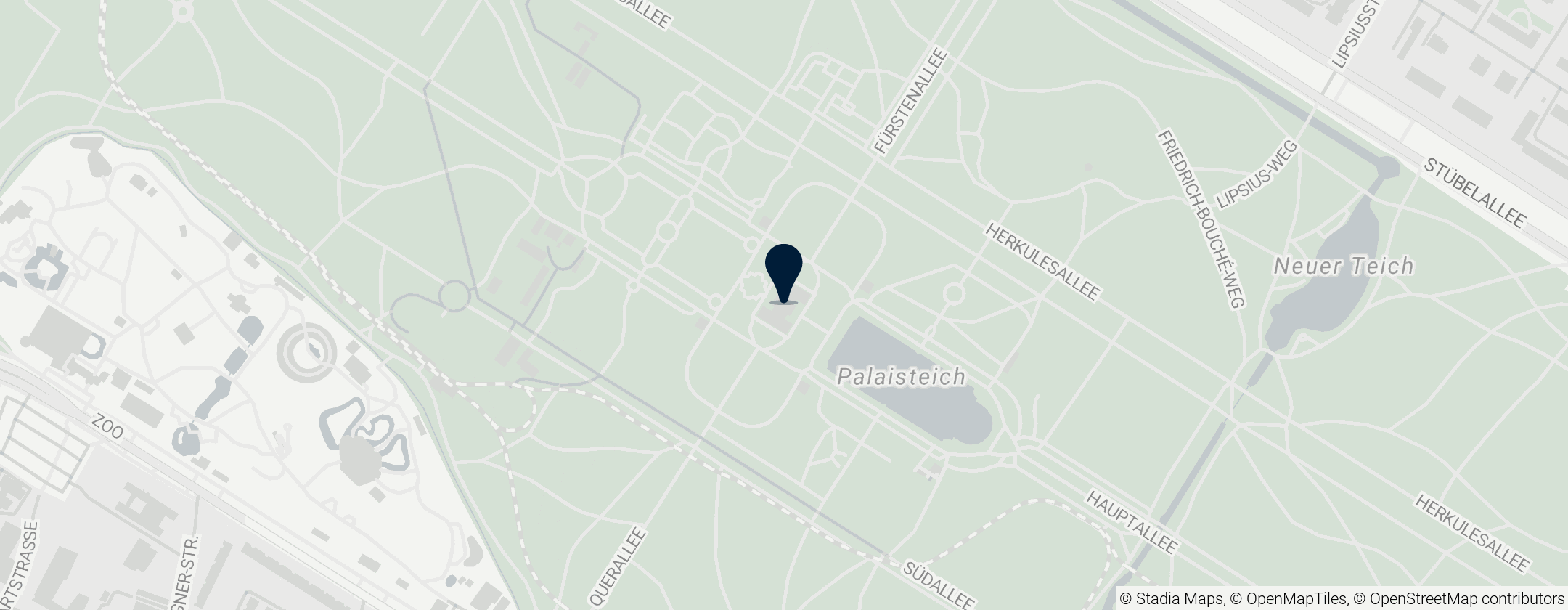 Map of Palais im Großen Garten