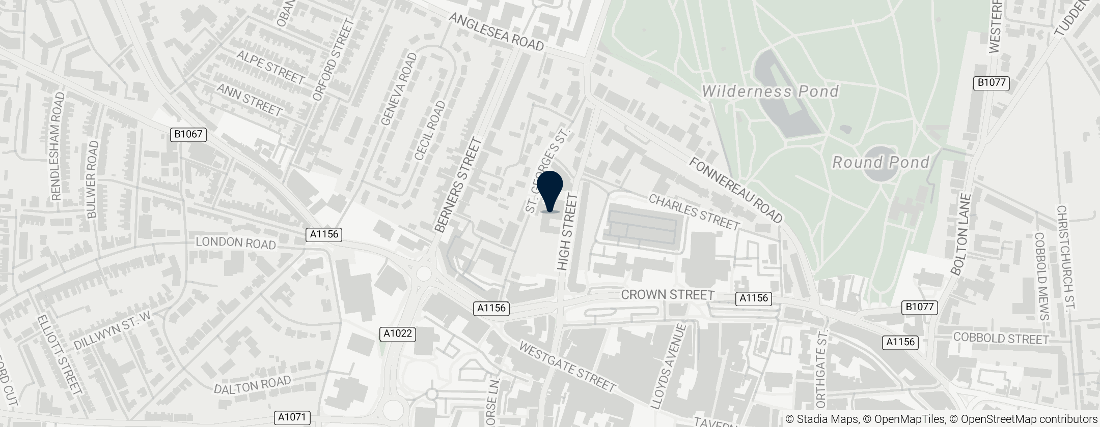 Map of Ipswich Museum