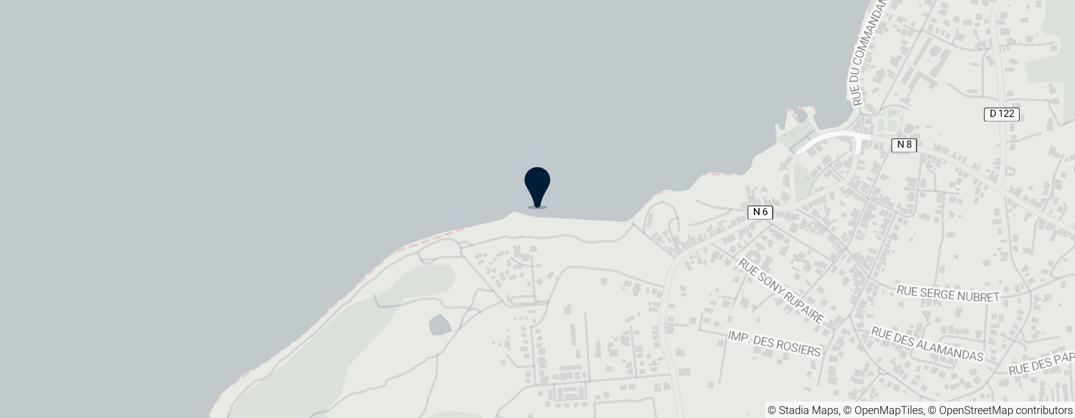 Map of L'Anse Bertrand Beach