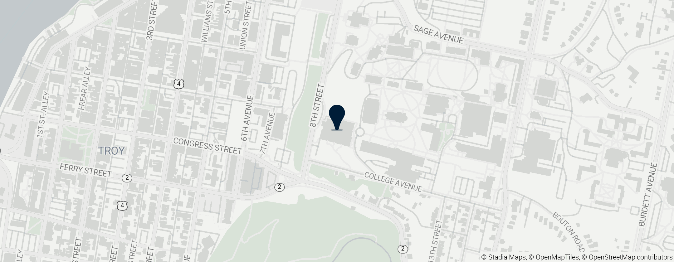 Map of Experimental Media and Performing Arts Center