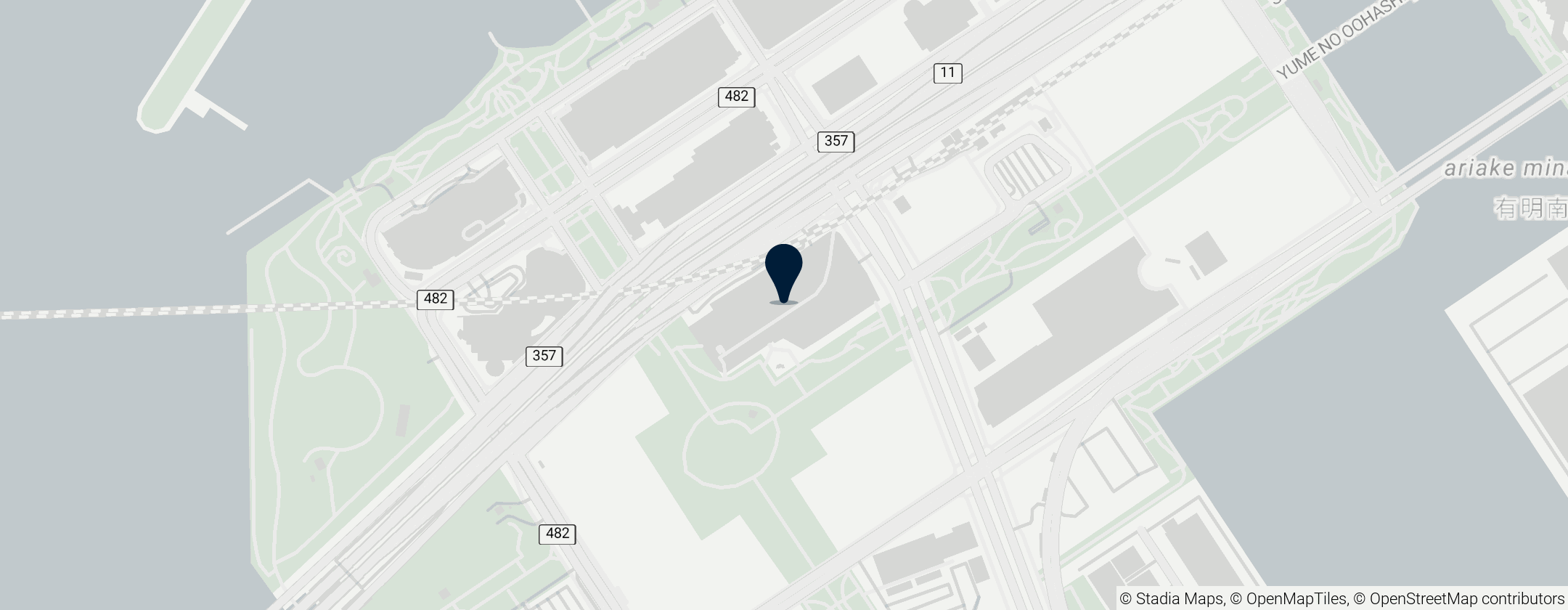 Map of 다이버시티 도쿄