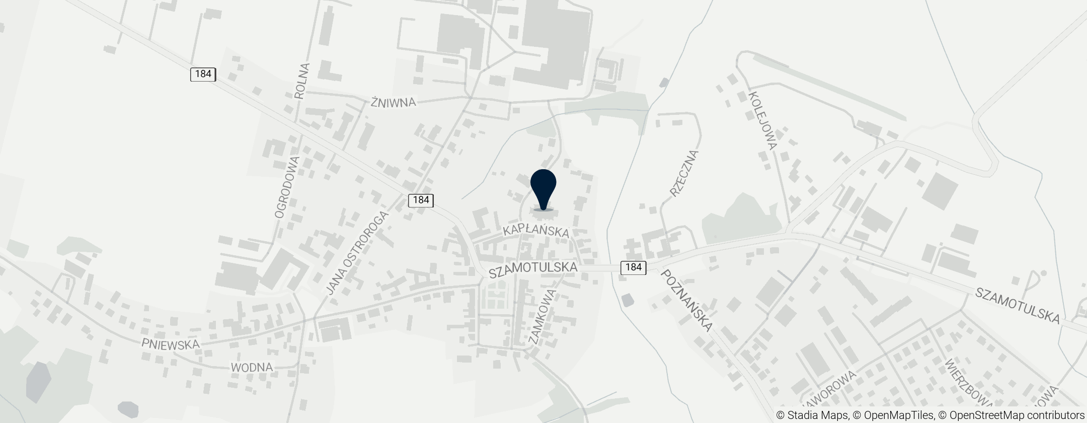 Map of Kościół Wniebowzięcia Najświętszej Maryi Panny w Ostrorogu