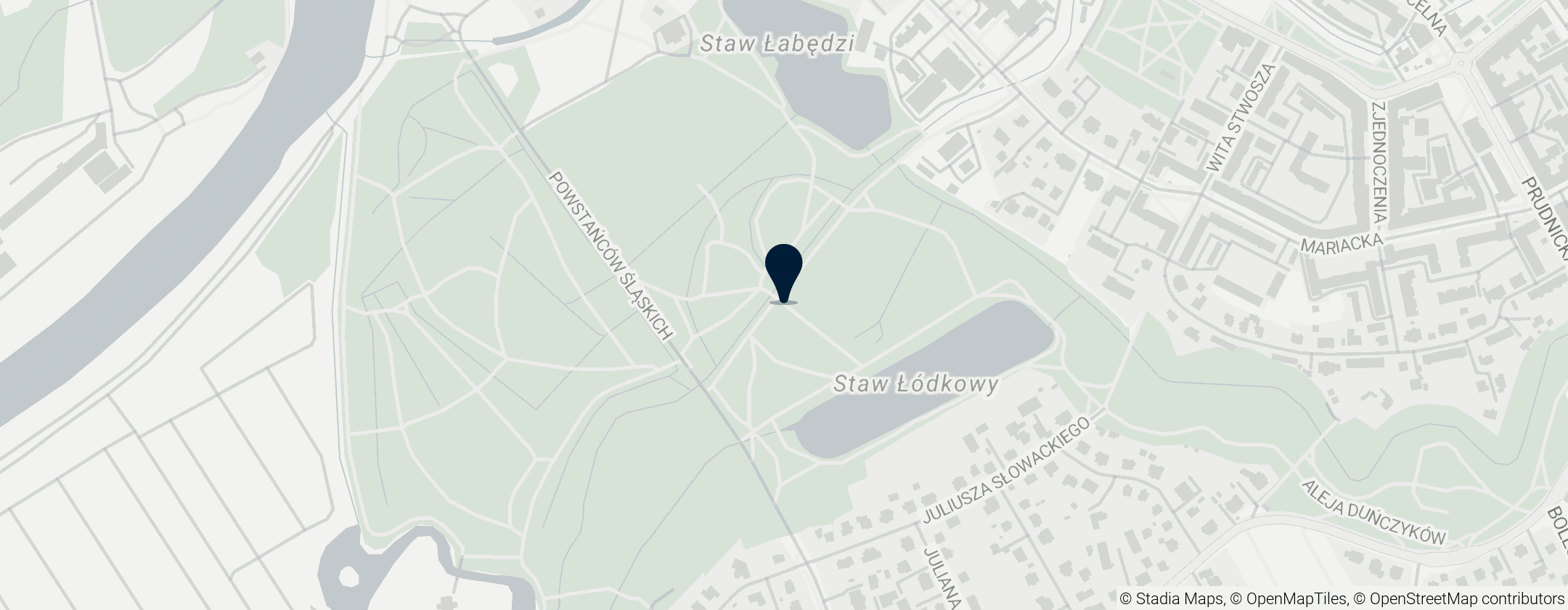 Map of Park miejski w Nysie