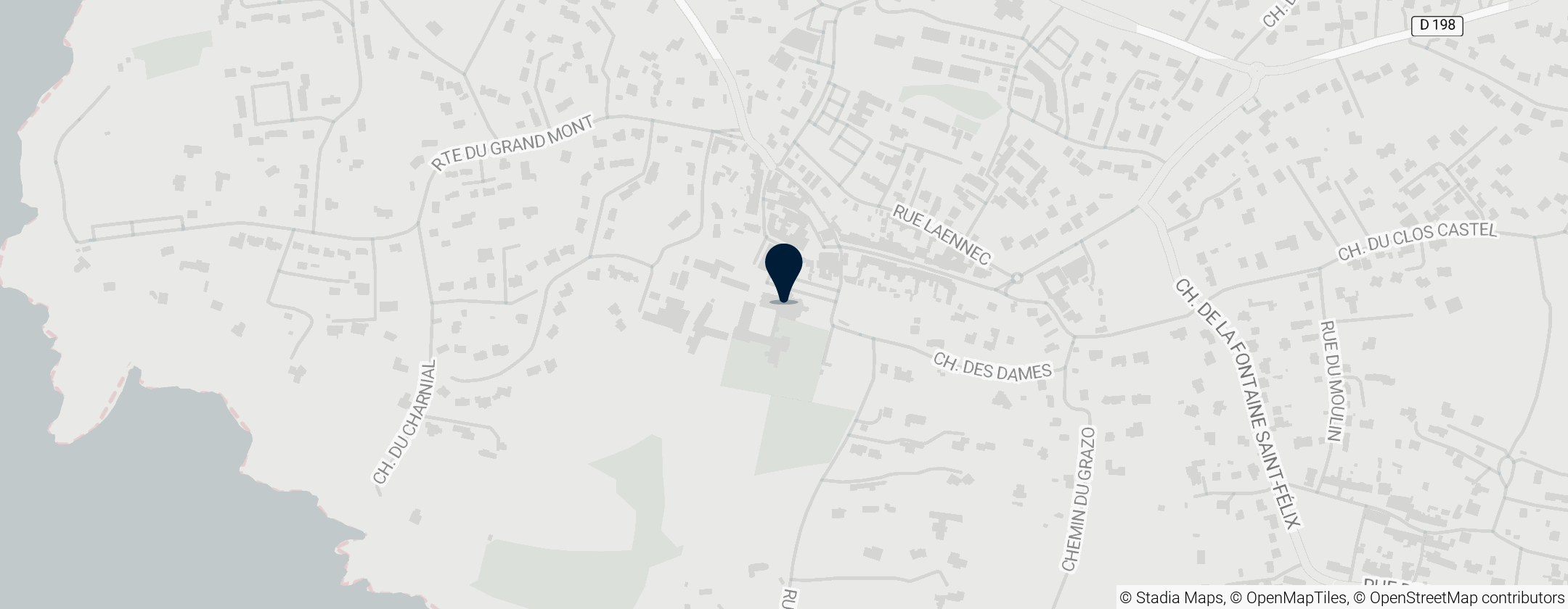 Map of Kloster Saint-Gildas-en-Rhuys