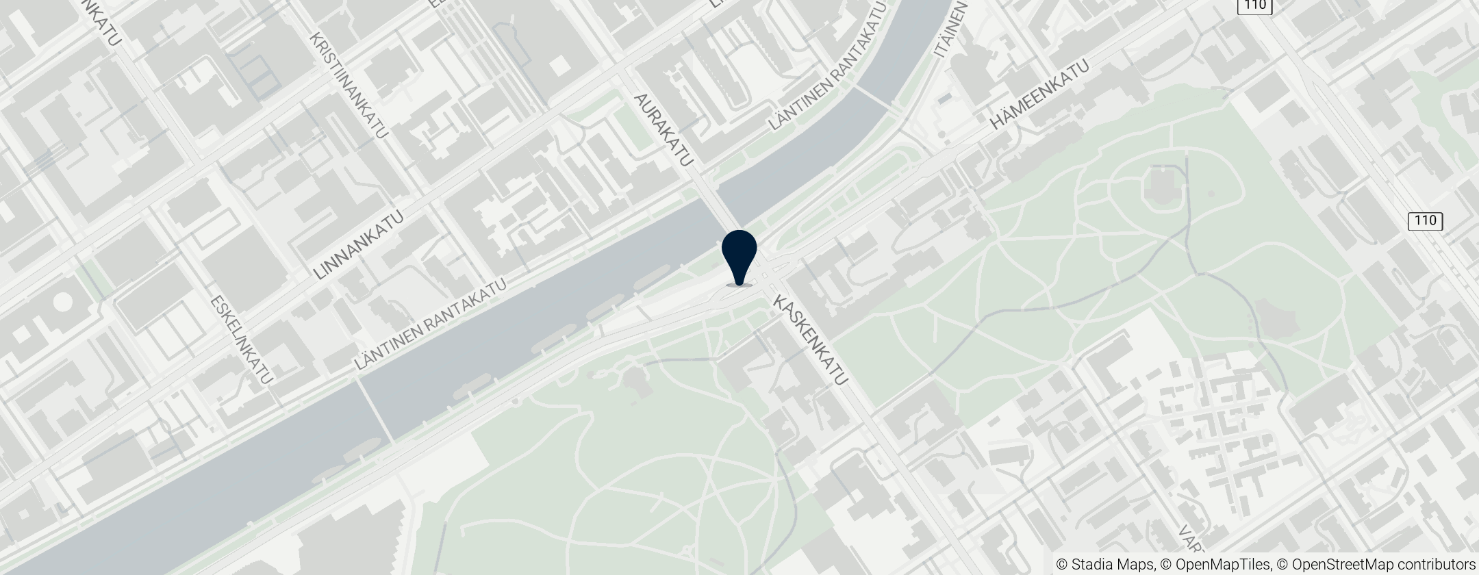 Map of Paavo Nurmi statue