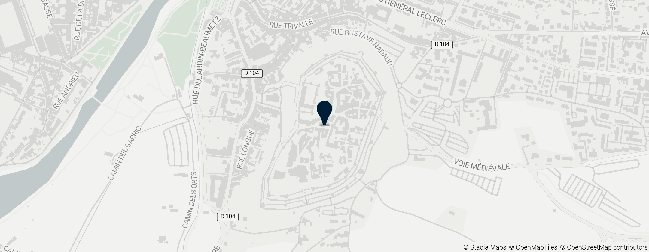 Map of Carcassonne Castle