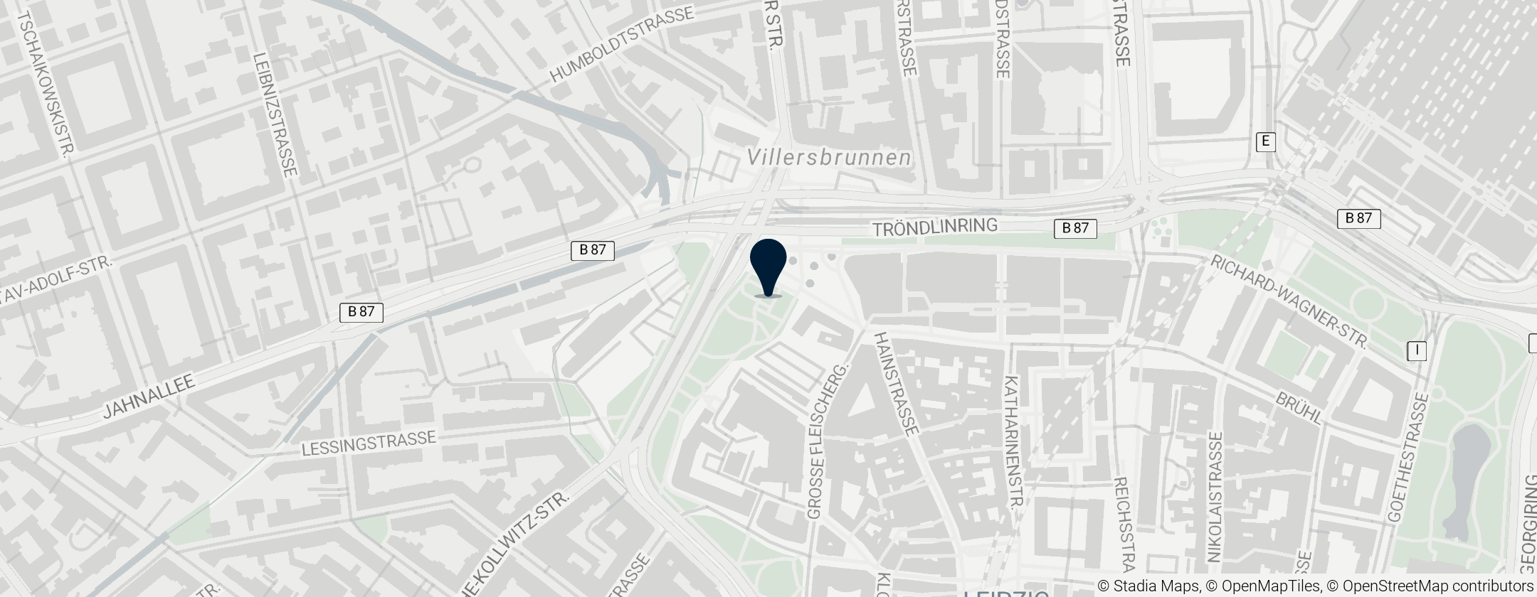 Map of Hahnemann-Denkmal