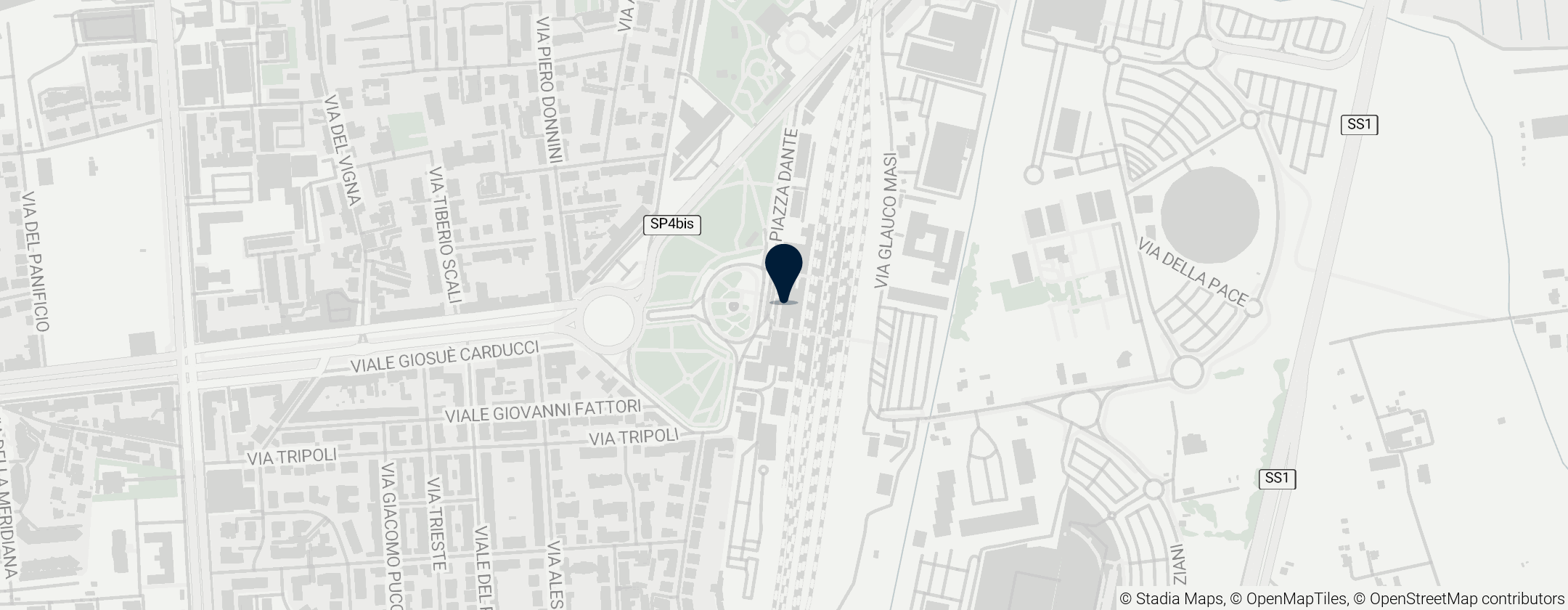 Map of Livorno Centrale