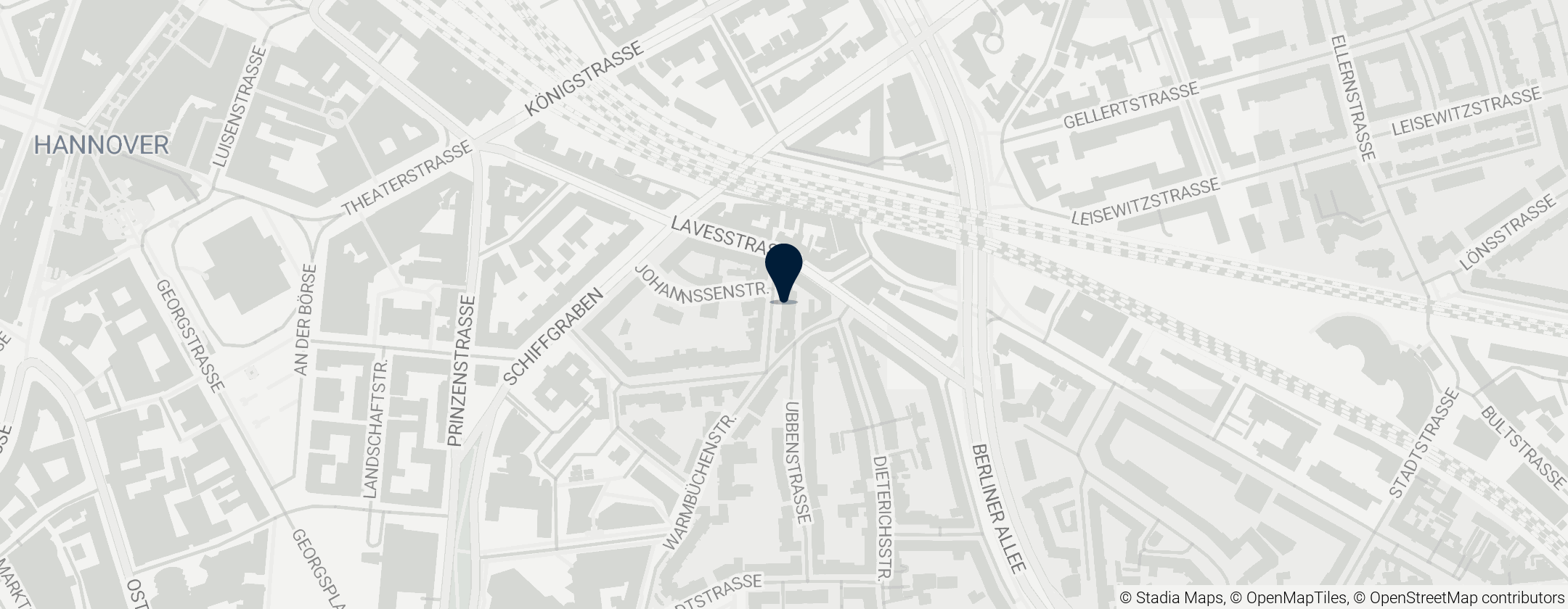 Map of Vegetarian Restaurant Hiller