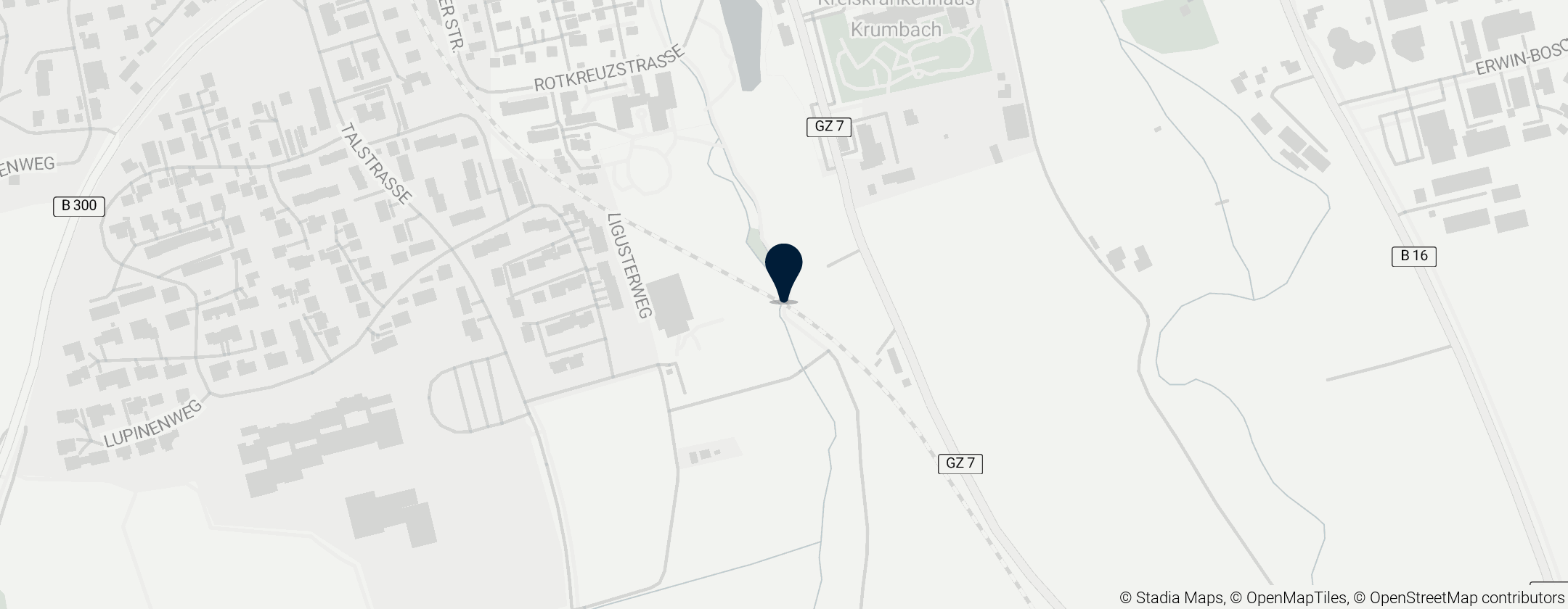 Map of Mittelschwabenbahn