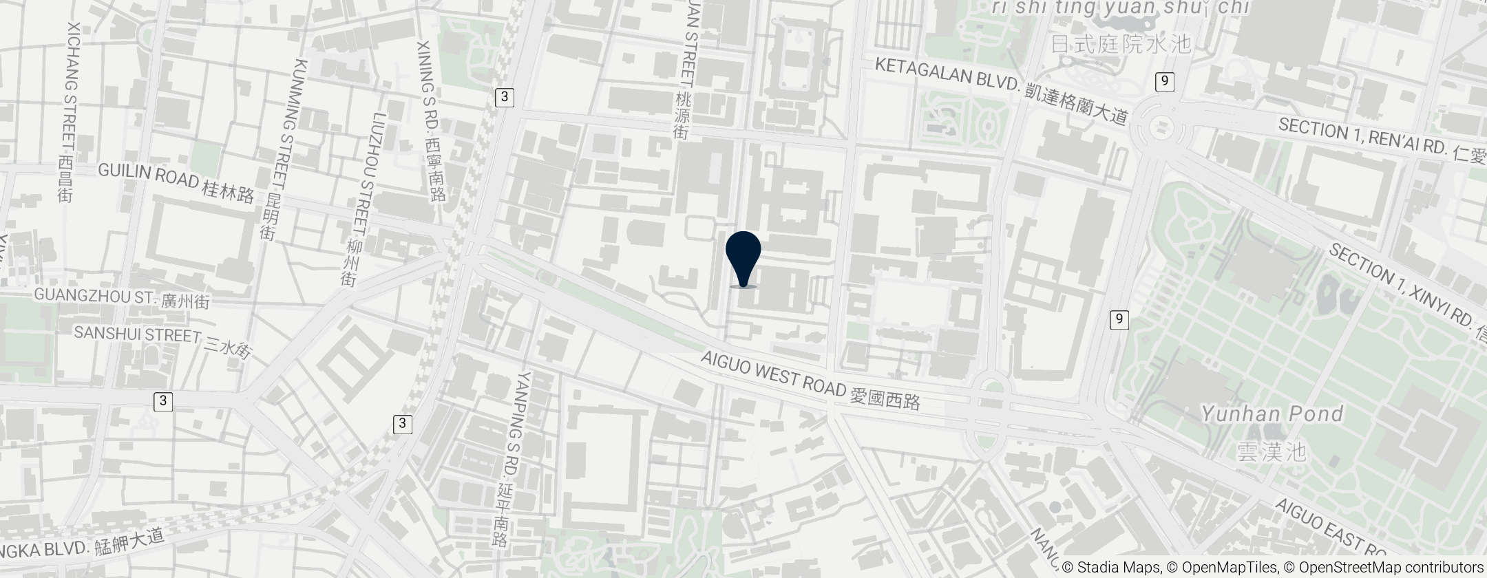 Map of 臺北地檢署