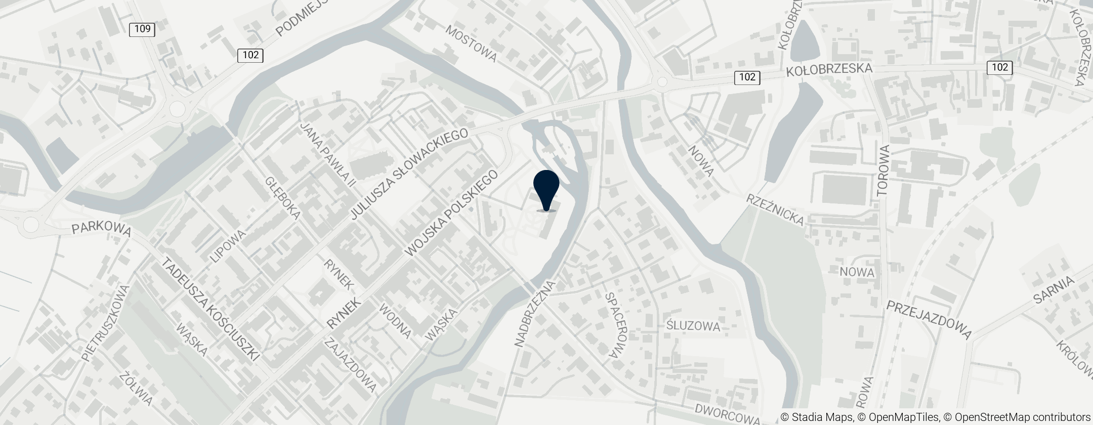 Map of Schloss Treptow