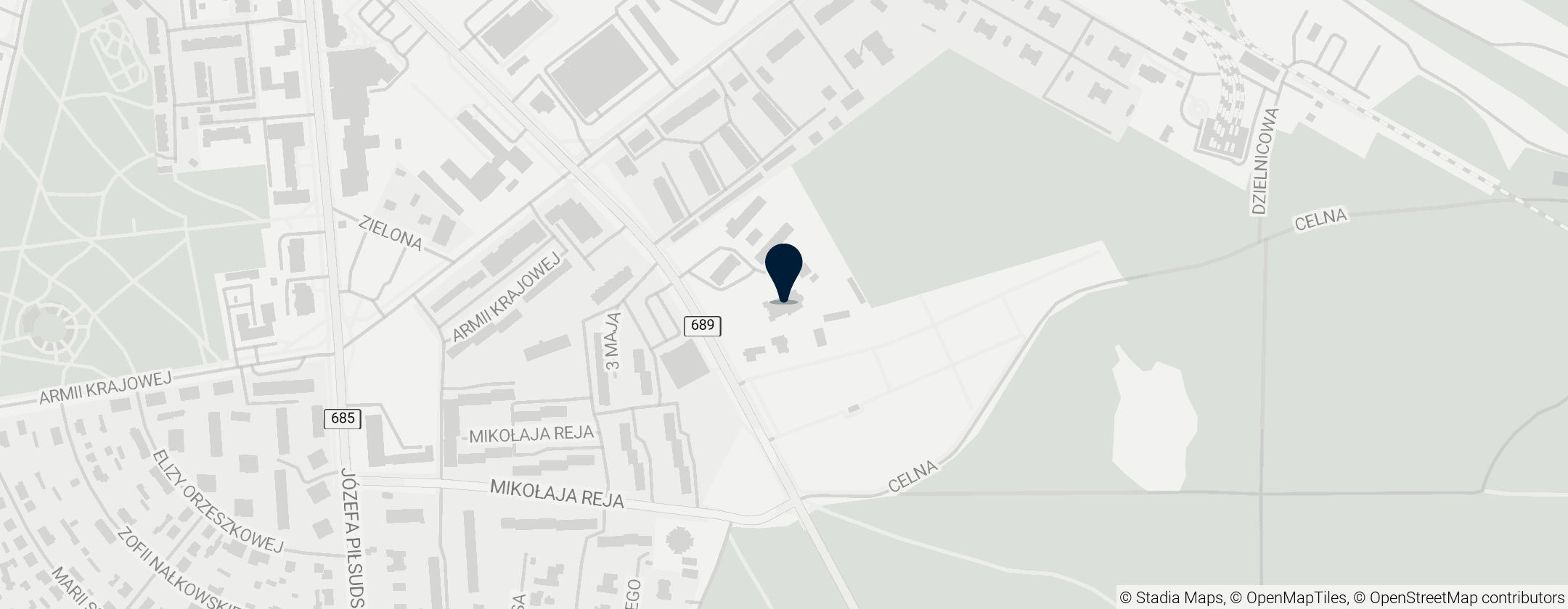 Map of Kościół pw. Świętych Cyryla i Metodego i Matki Bożej Fatimskiej