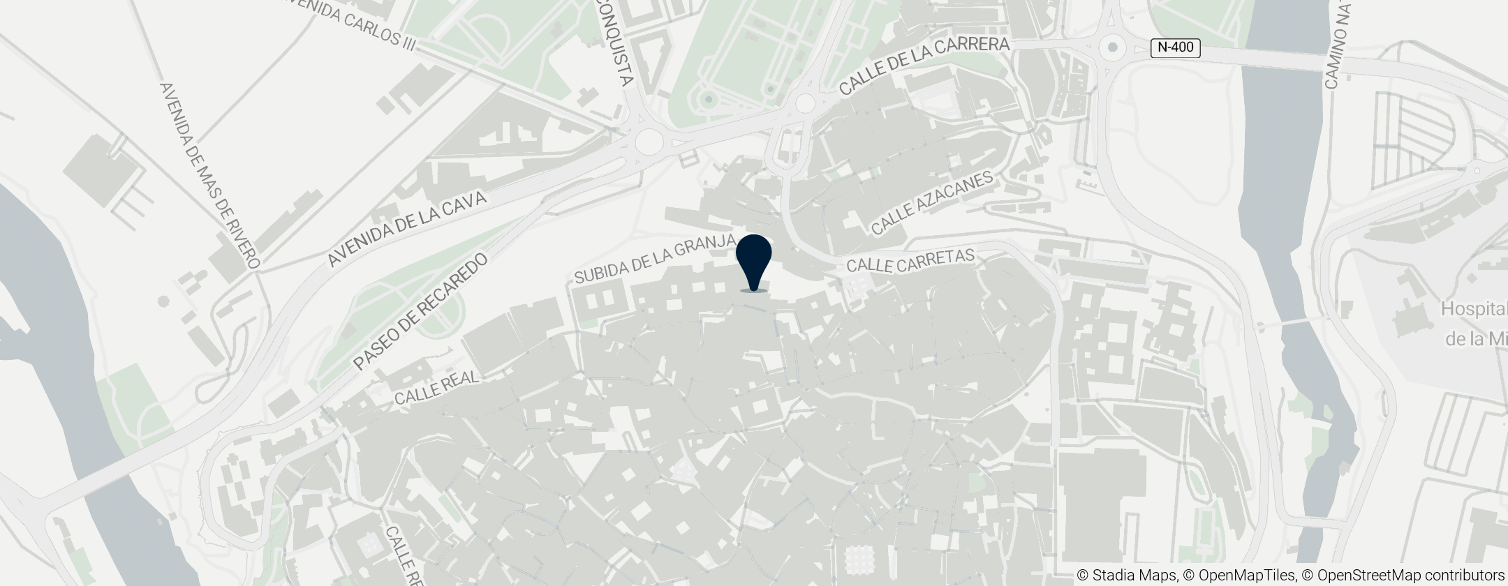 Map of Convento de las Comendadoras de Santiago