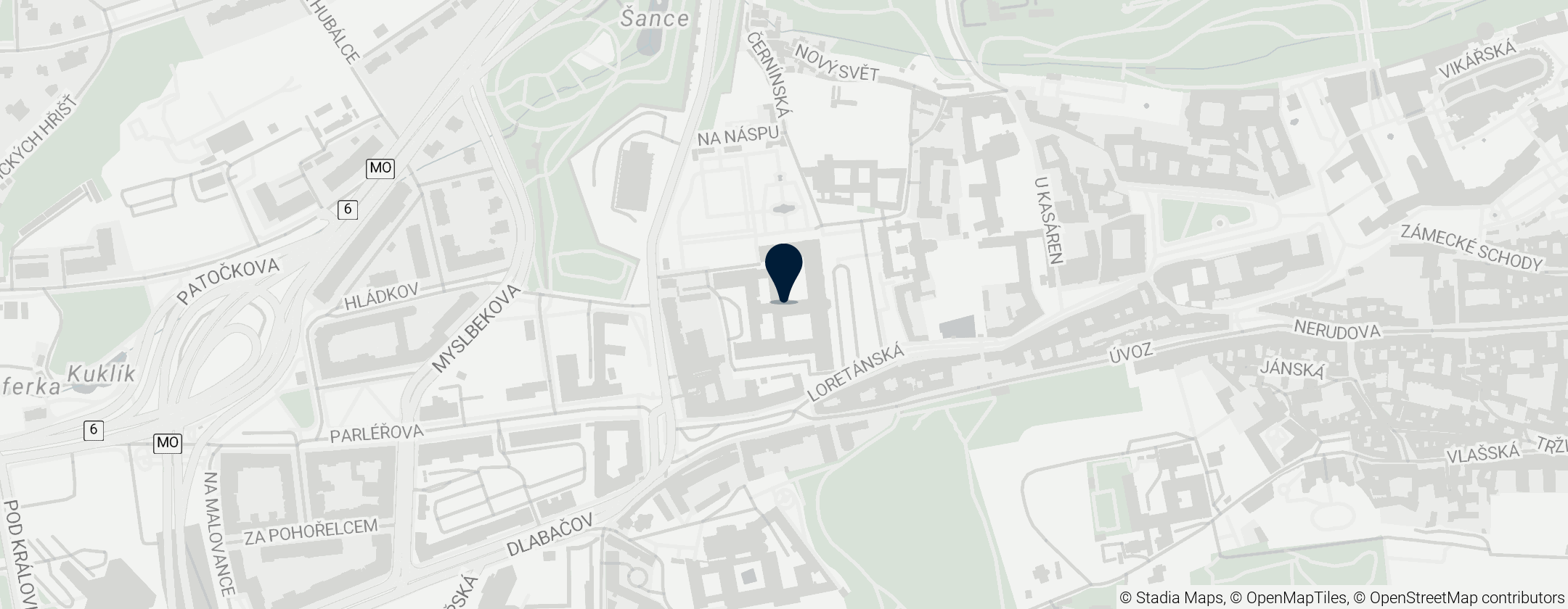 Map of Czernin Palace