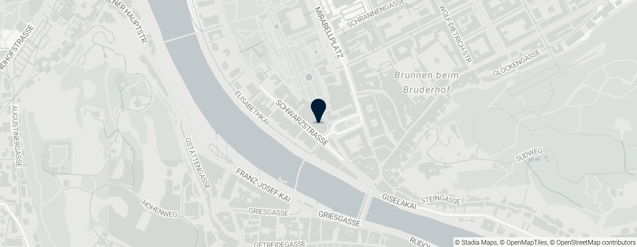 Map of Salzburger Landestheater