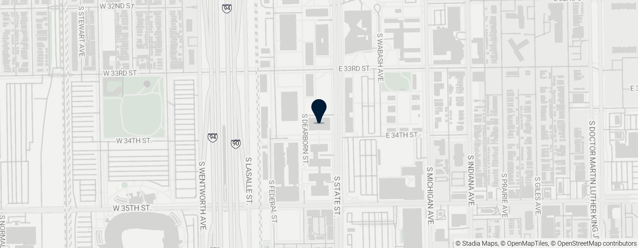 Map of S.R. Crown Hall