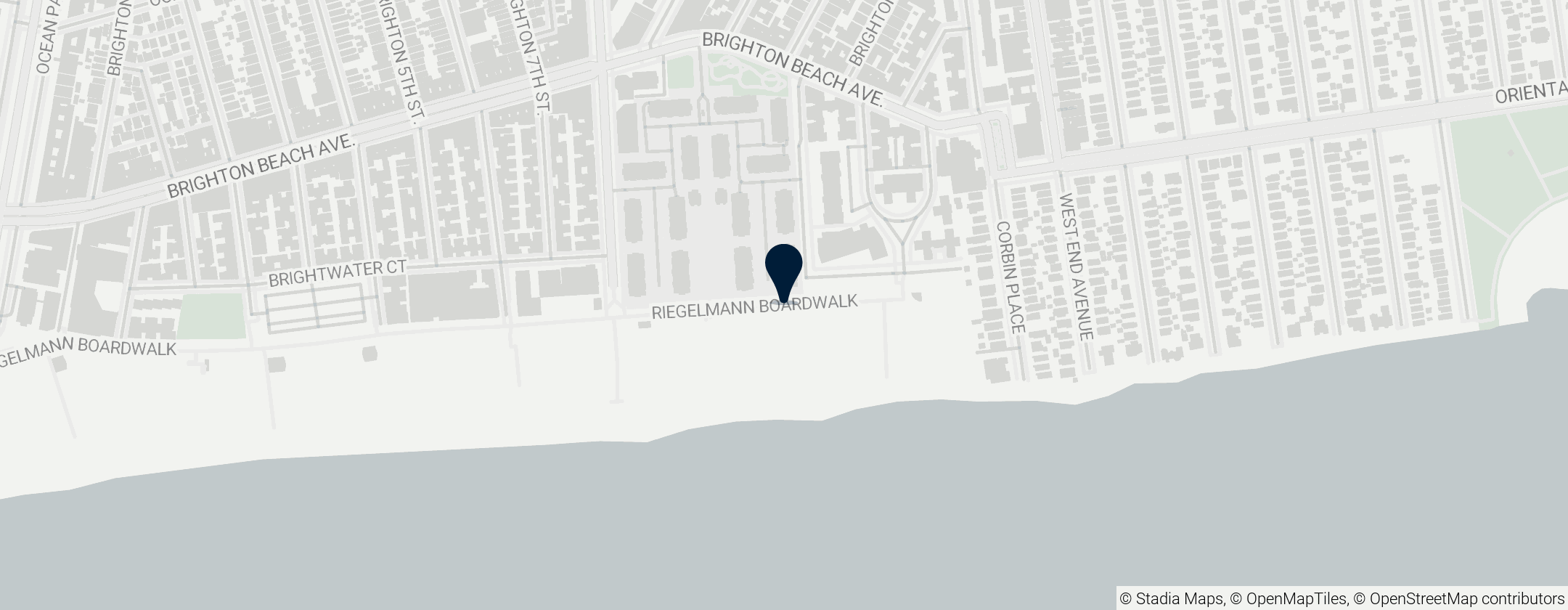 Map of Riegelmann Boardwalk