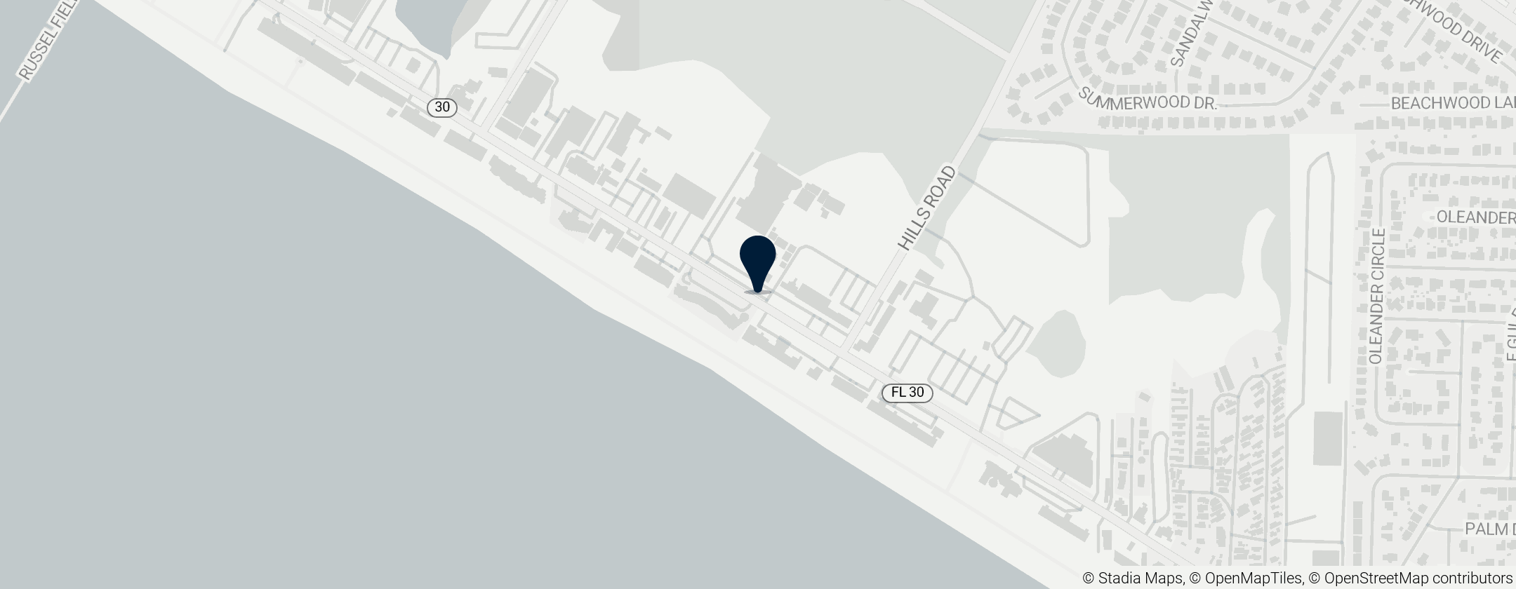 Map of Gulf World Marine Park