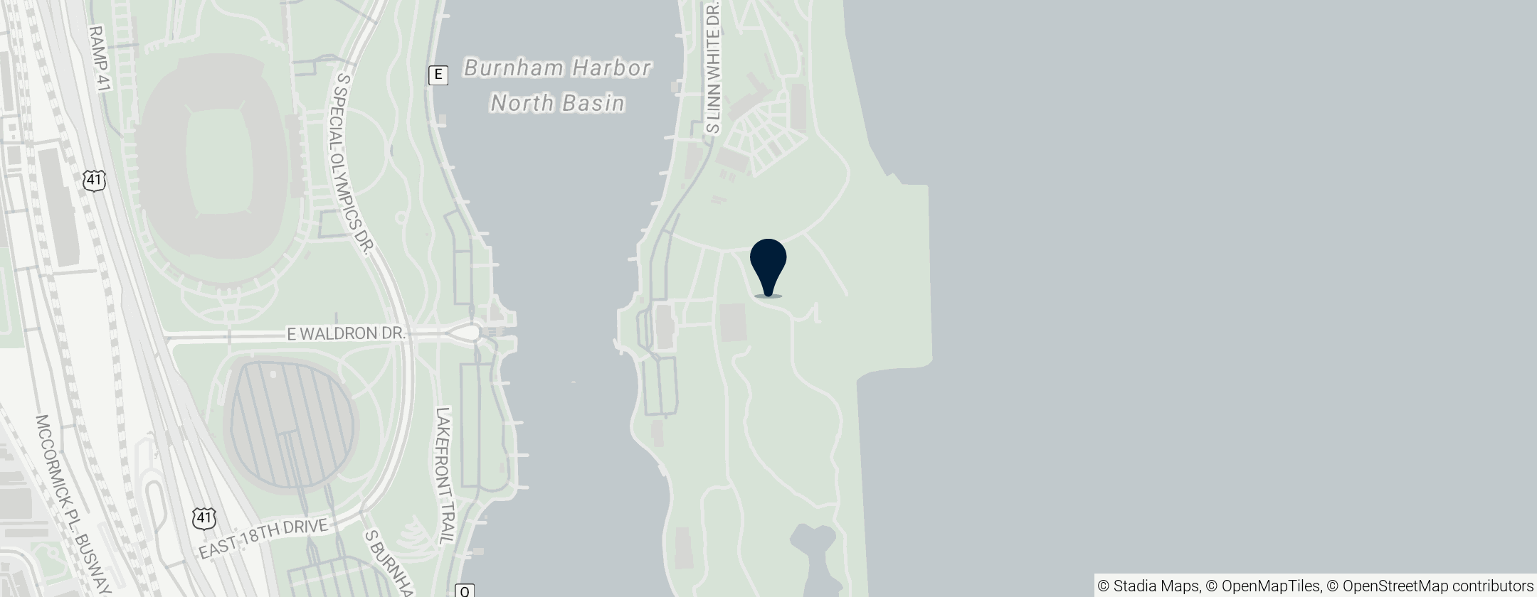 Map of Northerly Island