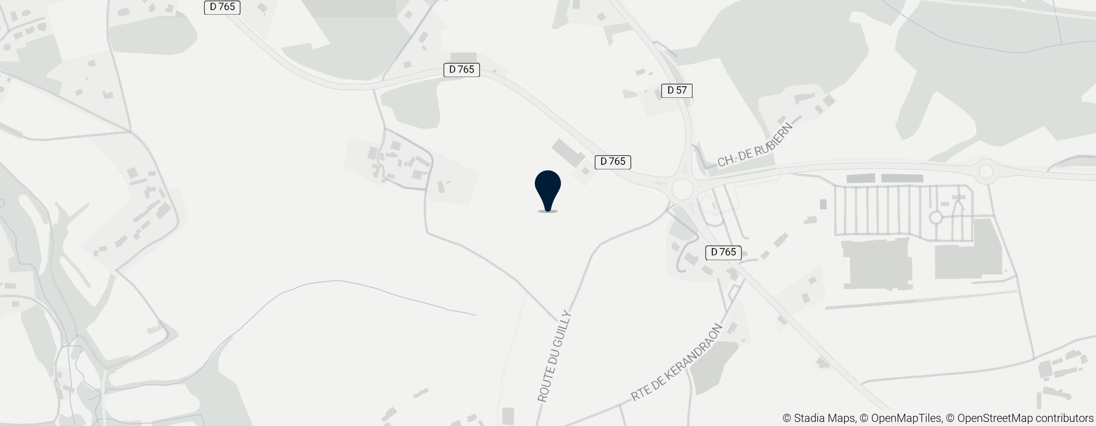 Map of Temple de Trégouzel