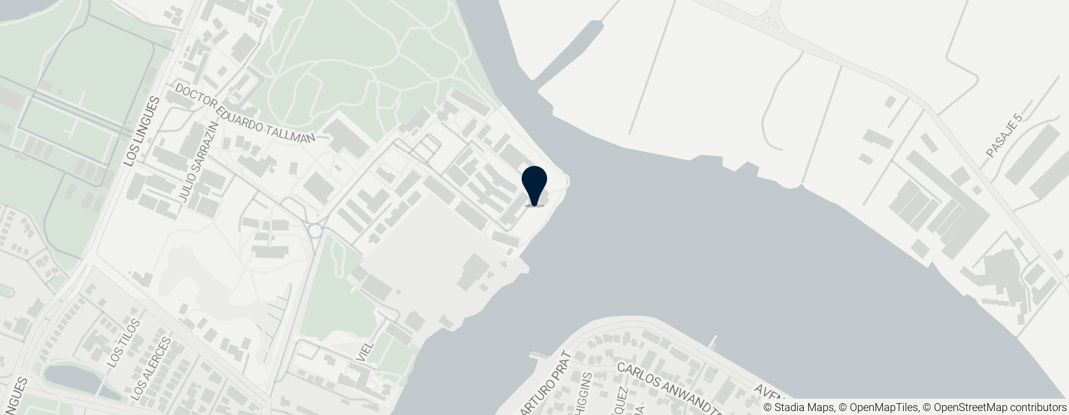 Map of Nothofagus antarctica