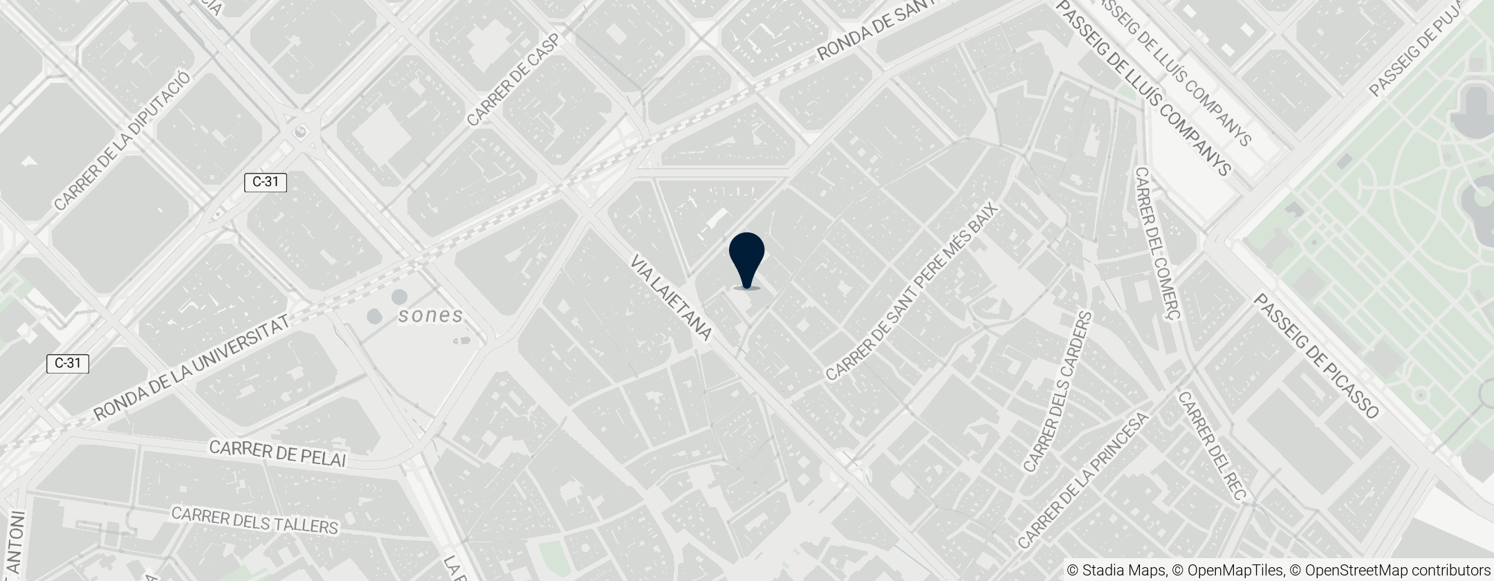 Map of 카탈루냐 음악당