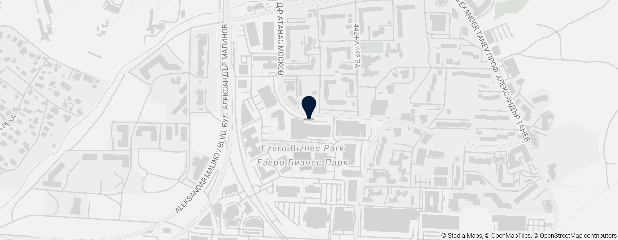 Map of Business Park Sofia