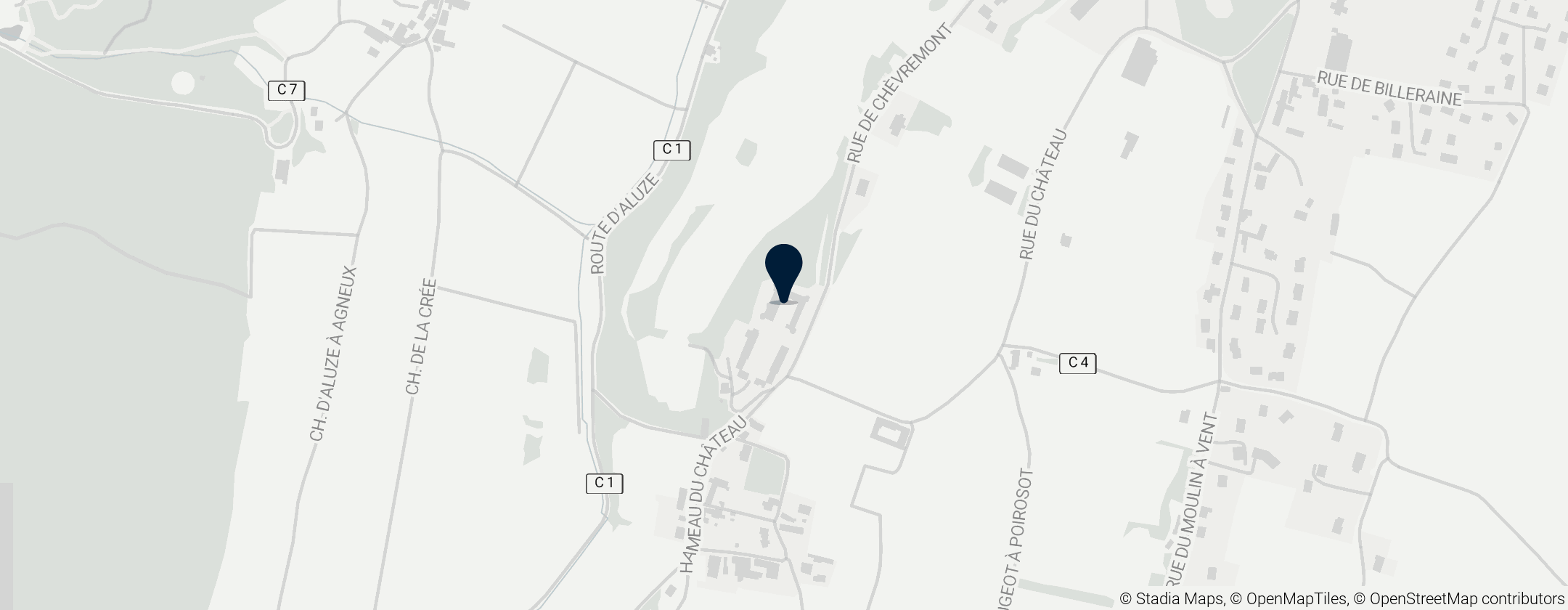 Map of Château de Rully