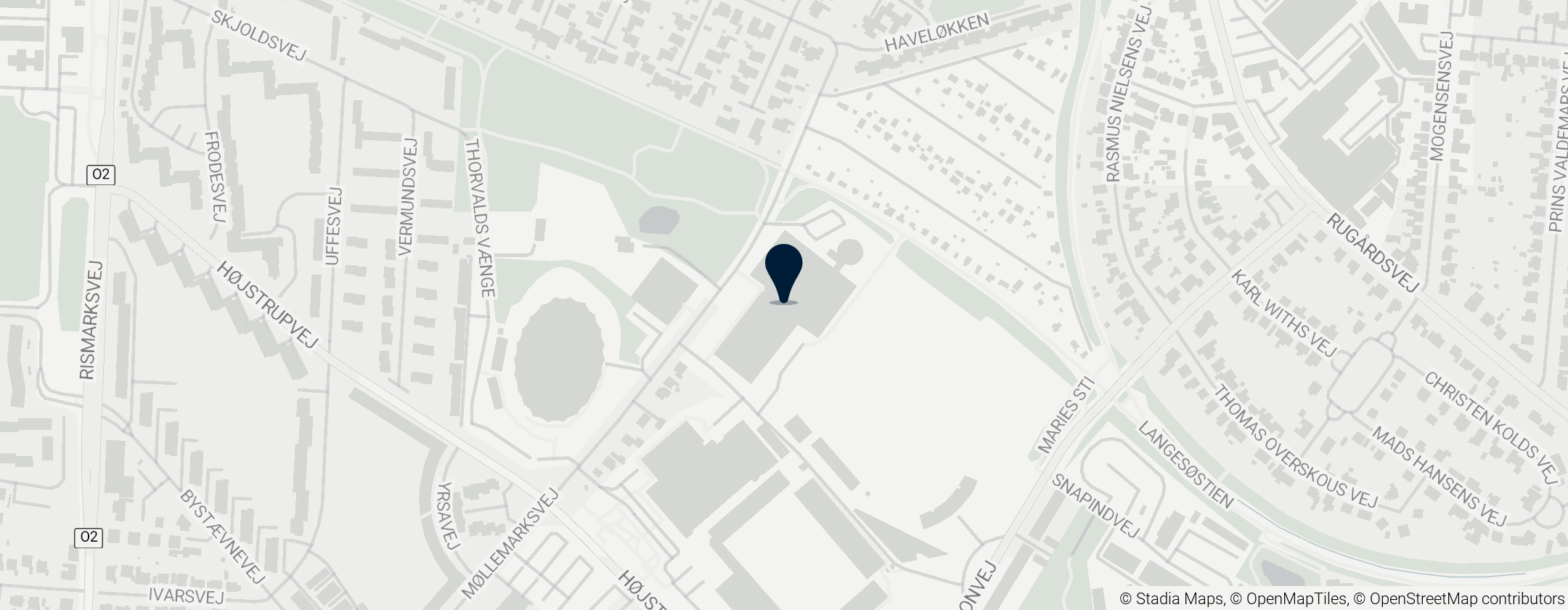 Map of Odense Isstadion