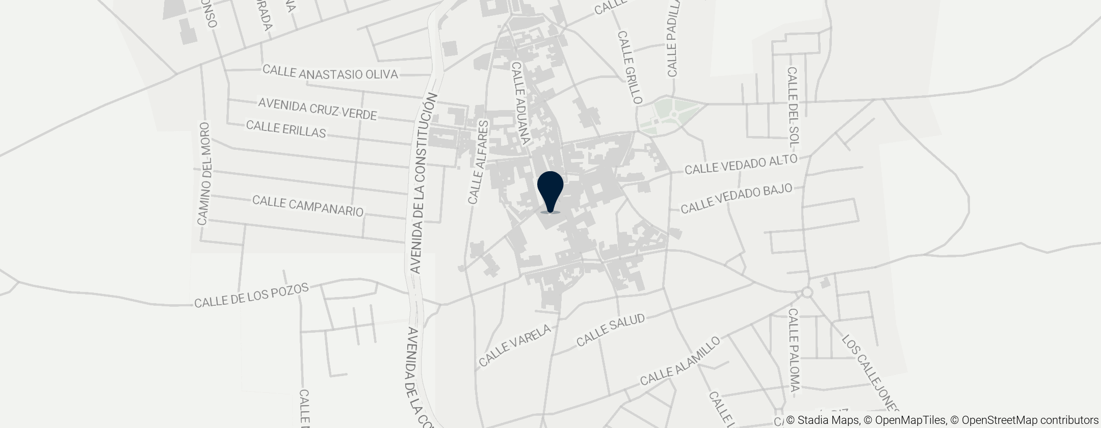 Map of Palacio de los Condes de Montalbán