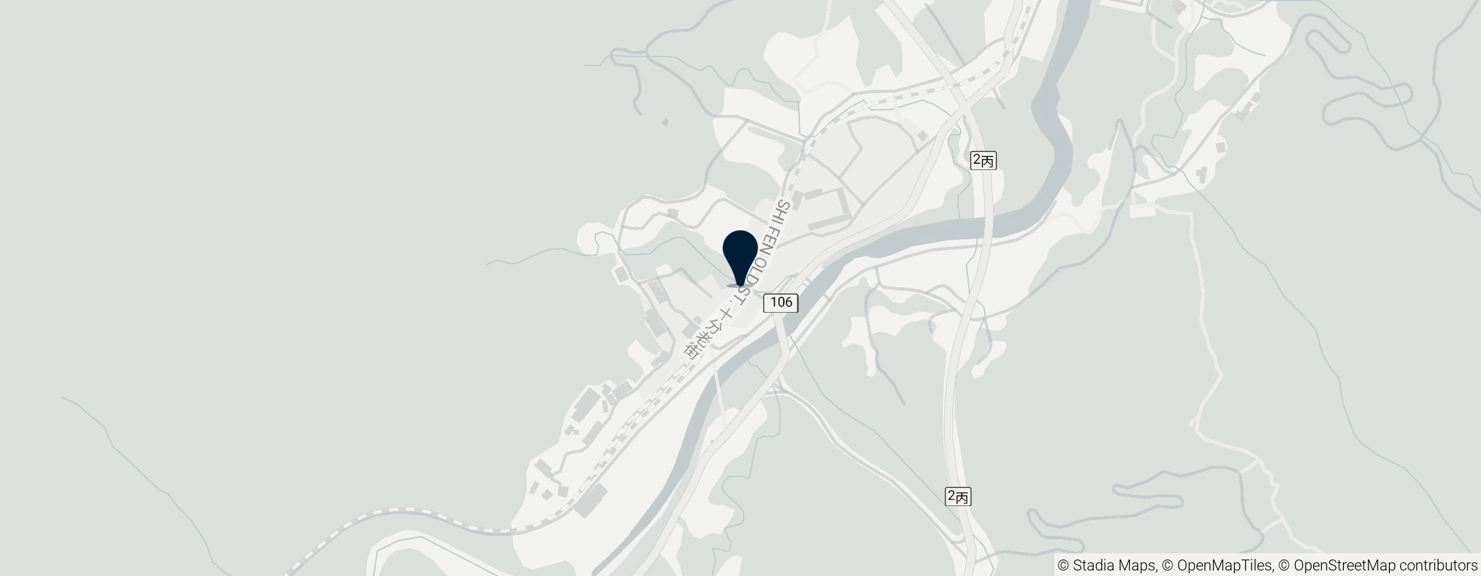 Map of Shifen Old Street