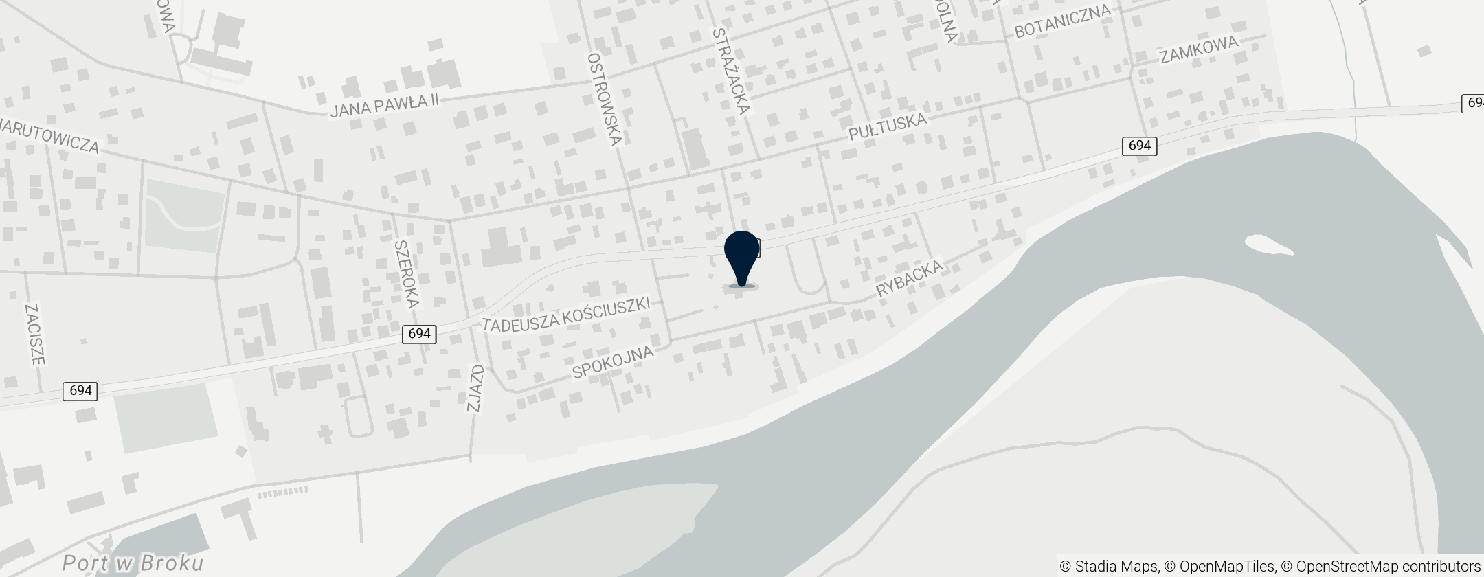 Map of Kościół św. Andrzeja Apostoła w Broku