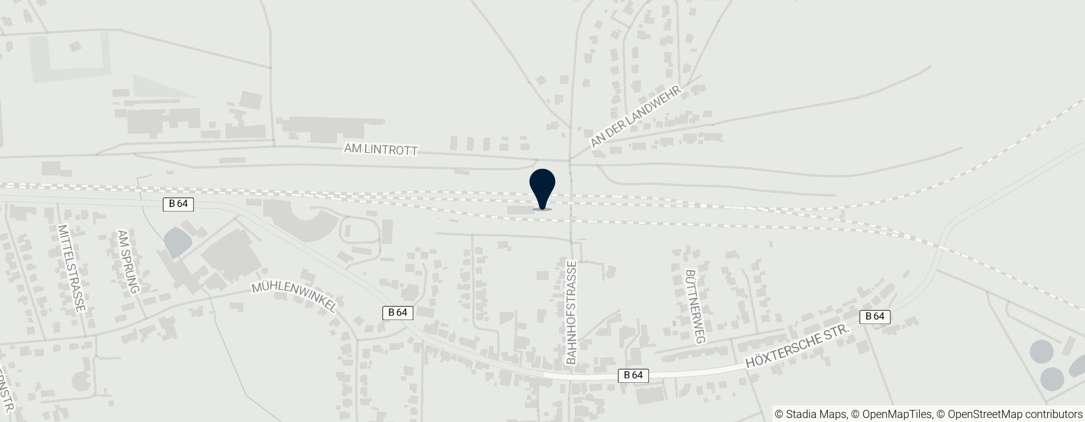 Map of Höxter-Ottbergen