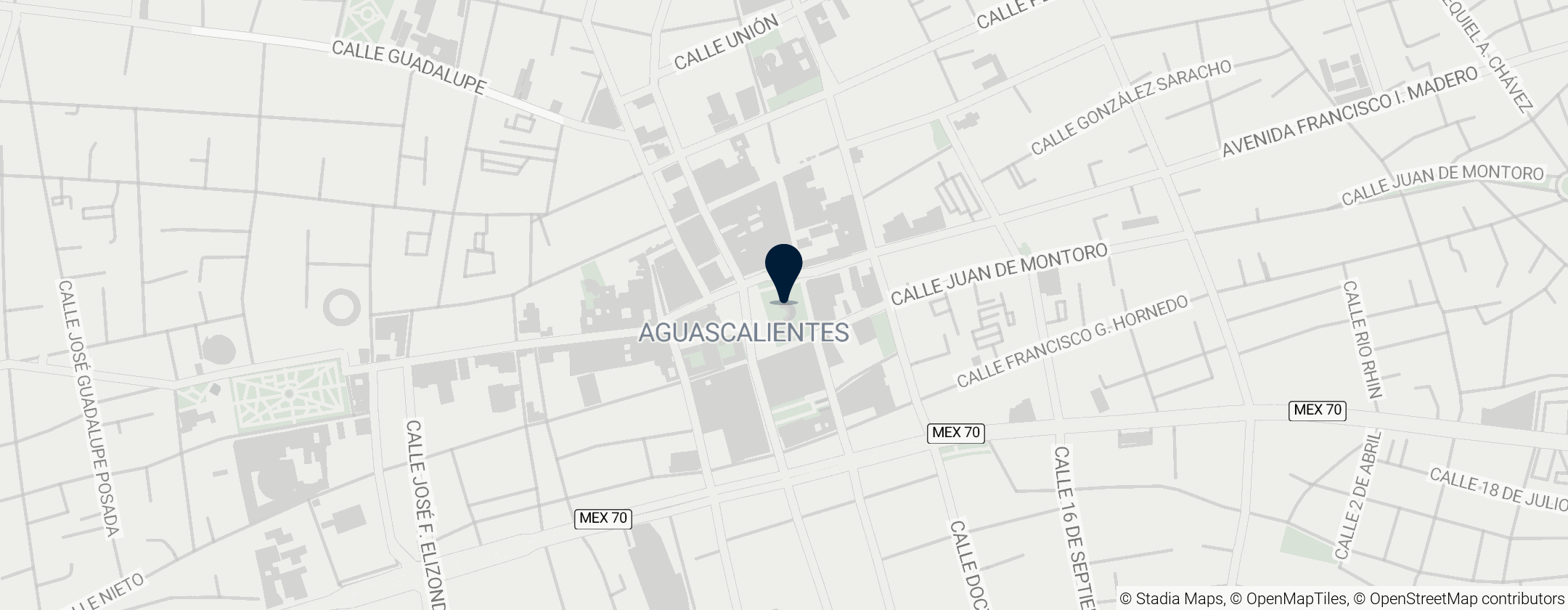 Map of Plaza de la Patria