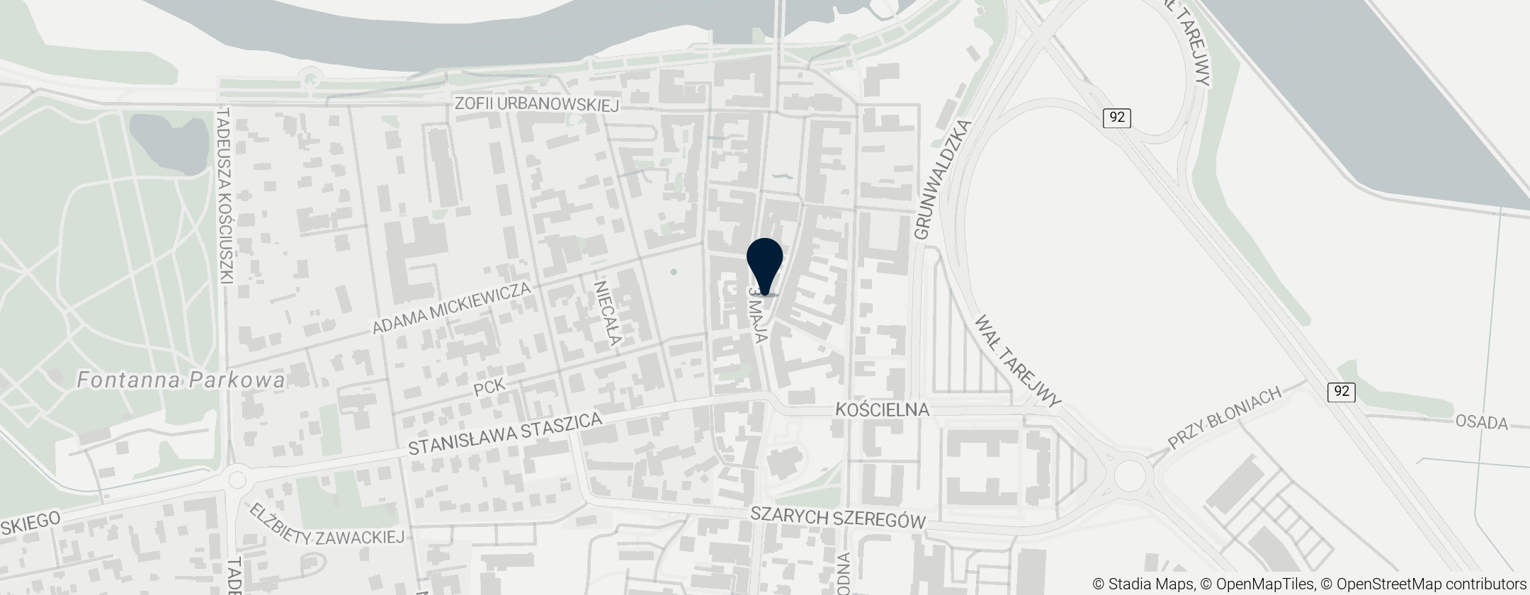 Map of Ratusz w Koninie