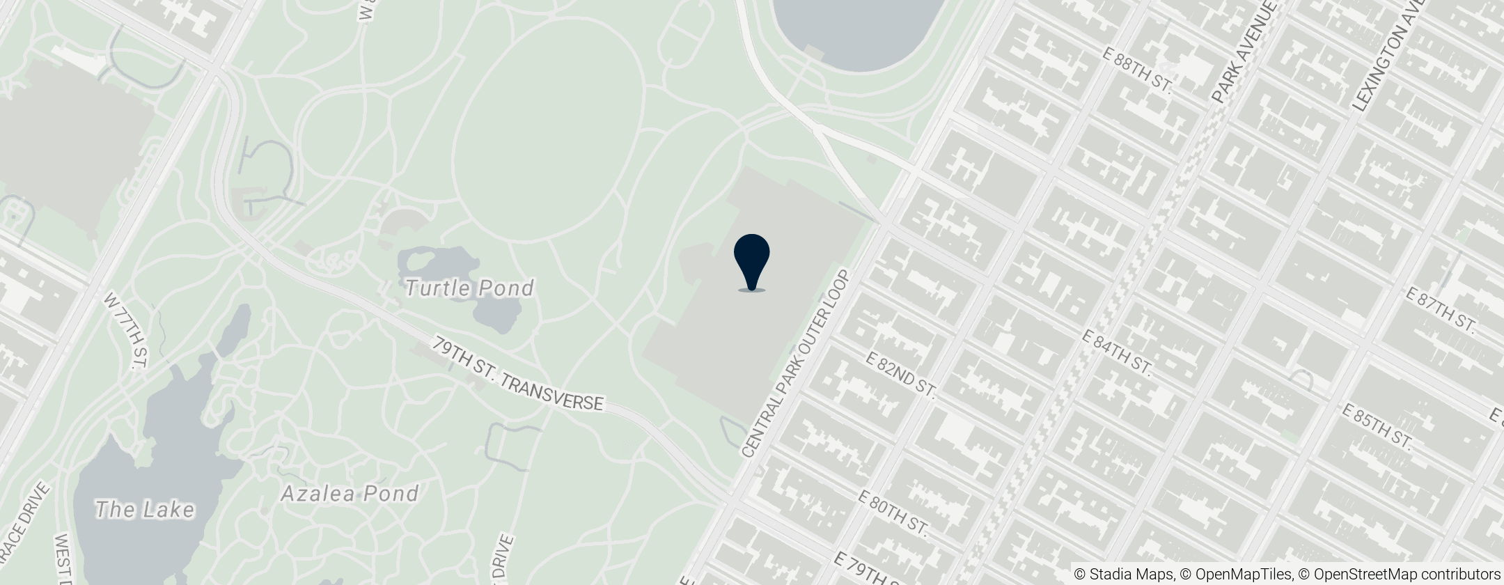 Map of 메트로폴리탄 미술관