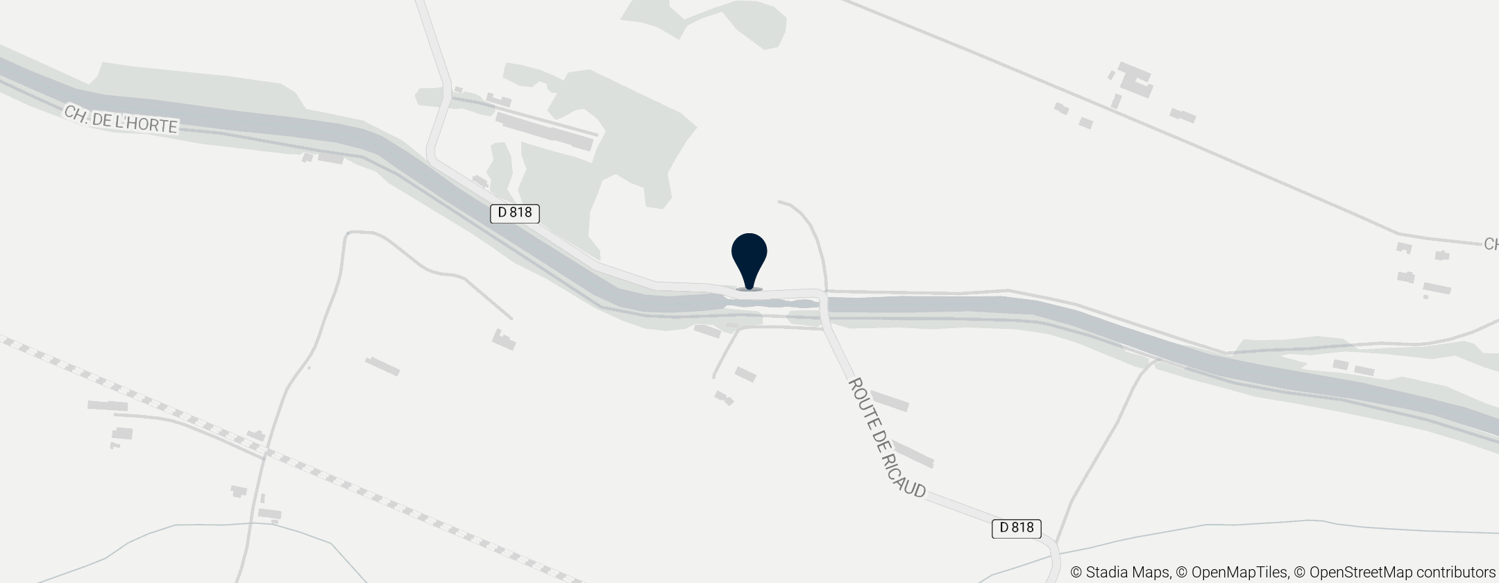 Map of Canal du Midi