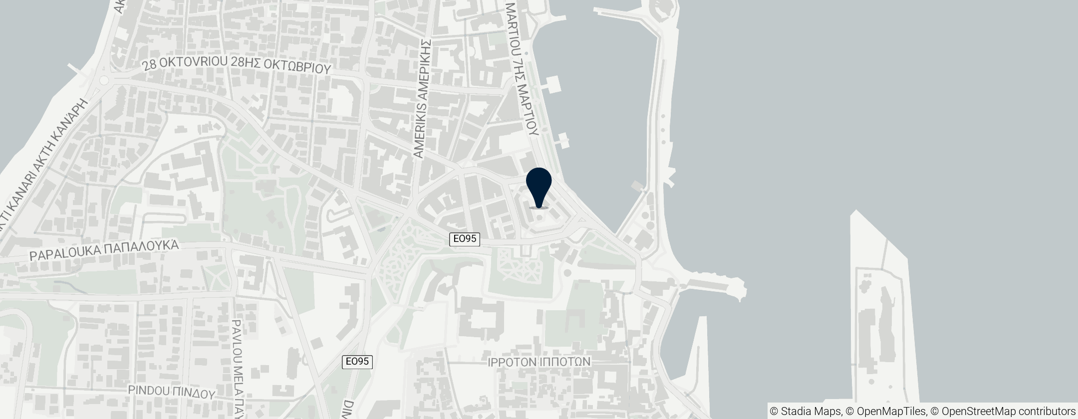 Map of Nea Agora (New Market)