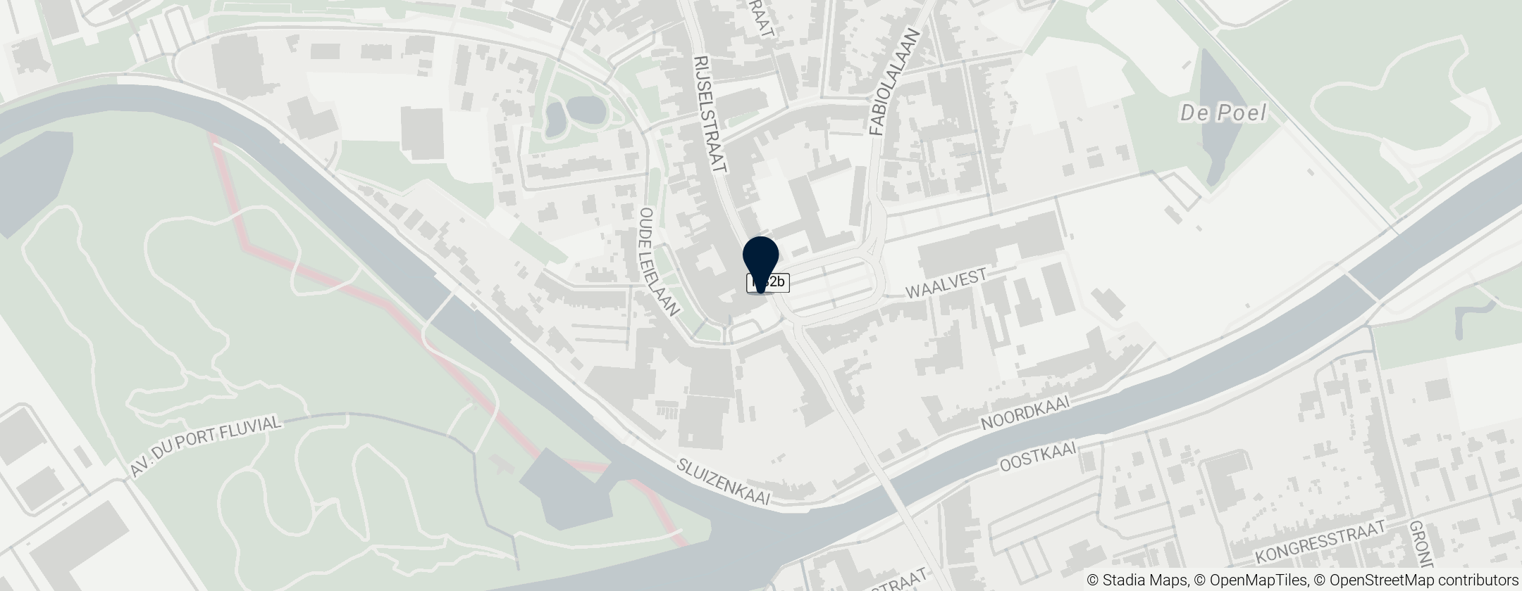 Map of Stadsmuseum 't Schippershof