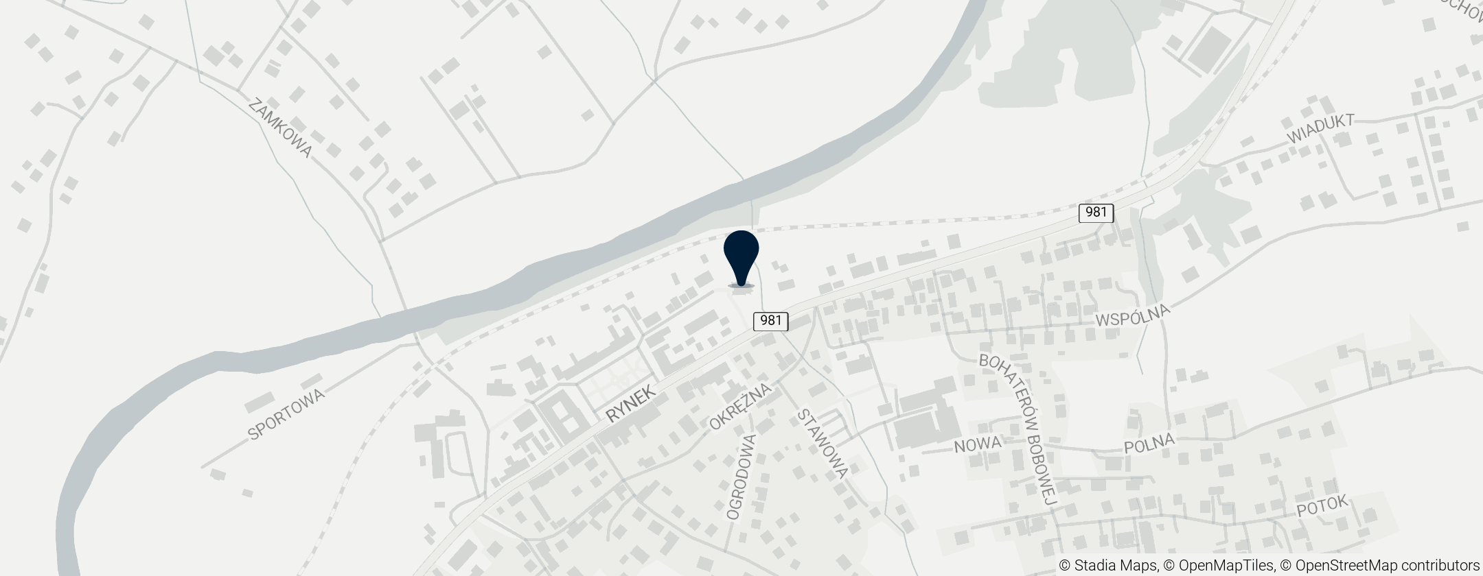 Map of Kościół św. Zofii w Bobowej