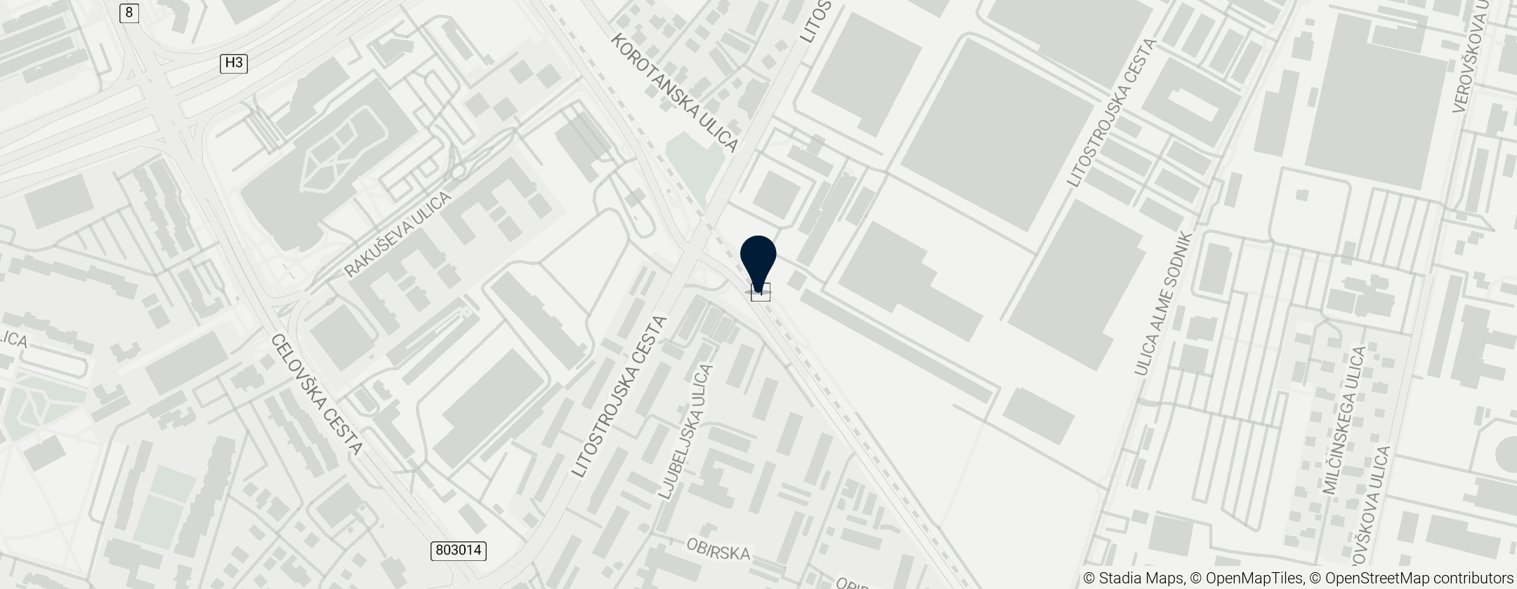 Map of Stazione di Litostroj