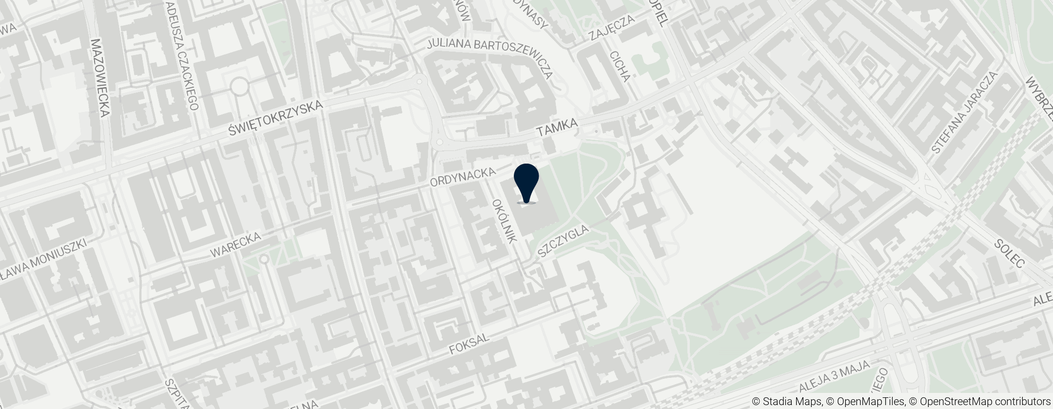 Map of Fryderyk Chopin University of Music