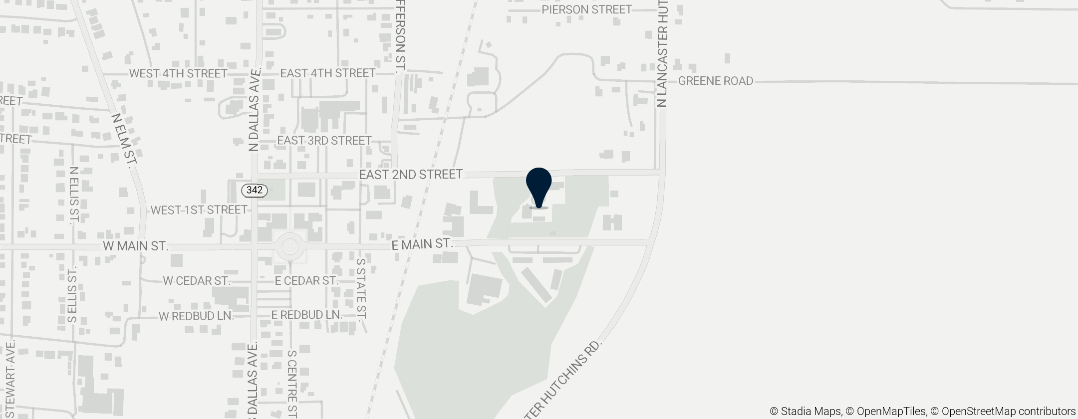 Map of J.D. Hall Museum